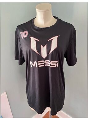NWT Messi Black Jersey Tee. Soccer inter Miami / Argentina